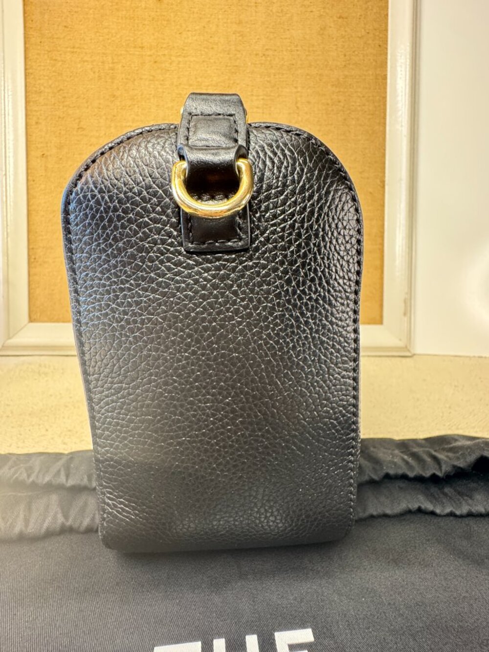 Marc Jacobs The Soft Box 23 Black Leather Crossbody Bag Gold Hardware Duster - Picture 6 of 16